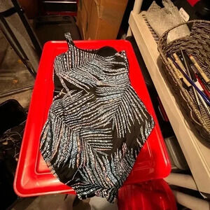 Curves One-Piece Bathing Suit - Small